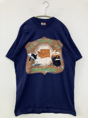 FRUIT OF THE LOOM/フルーツオブザルーム/Tシャツ/カットソー/トップス/ネイビー/L