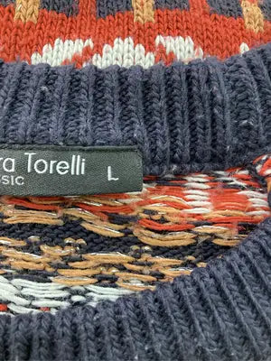 Laura Torelli/ニット/セーター/トップス/レッド/L