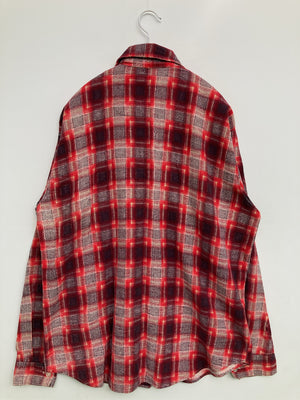 PERMANENT PRESS/パーマネントプレス/シャツ/ブラウス/トップス/レッド/16   L  16 1/2