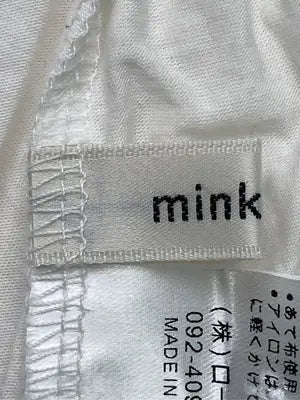 mink chair/Tシャツ/カットソー/トップス/ホワイト/02
