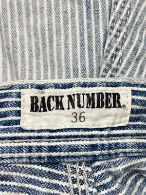 BACK NUMBER/バックナンバー/デニムパンツ/パンツ/ブルー/36