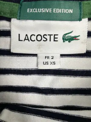 LACOSTE/ラコステ/Tシャツ/カットソー/トップス/ホワイト/FR 2/US XS