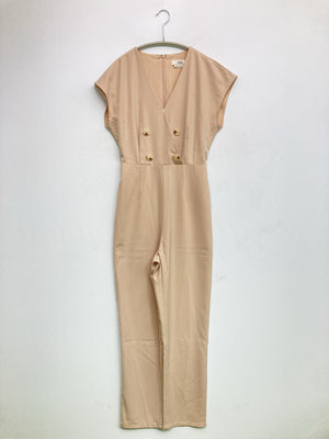 Love, Bonito/ラブボニート/つなぎ/オールインワン/オールインワン・サロペット/ベージュ/LB XS/UK 6/US 2