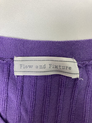 Flow and fixture/ニット/セーター/トップス/パープル/M