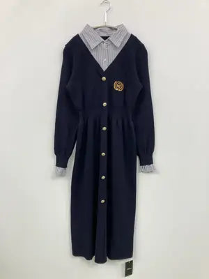 Sibra/シブラ/シャツワンピース/ワンピース/ドレス/ブラック/M