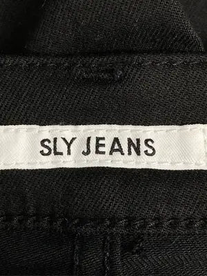 SLY JEANS/スライジーンズ/デニムパンツ/パンツ/ブラック/24