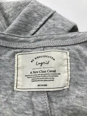 Ungrid/アングリッド/Tシャツ/カットソー/トップス/グレー/F