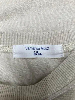 Samansa Mos2/サマンサモスモス/Tシャツ/カットソー/トップス/ベージュ/フリー