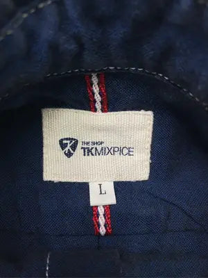 THE SHOP TK/ザショップティーケー/シャツ/ブラウス/トップス/ネイビー/L