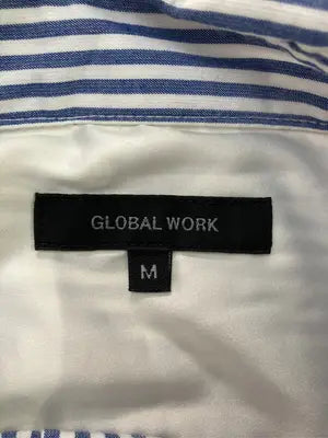 GLOBAL WORK/グローバルワーク/シャツ/ブラウス/トップス/ブルー/M