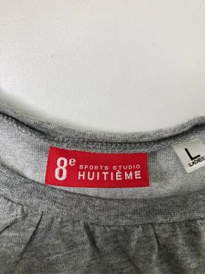 HUITIEME/Tシャツ/カットソー/トップス/グレー/L