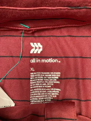 all in motion/ポロシャツ/トップス/レッド/XL