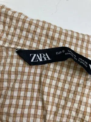 ZARA/ザラ/シャツ/ブラウス/トップス/ブラウン/EUR S/USA S/MEX 26