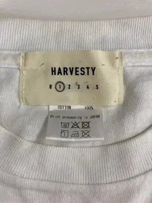HARVESTY/Tシャツ/カットソー/トップス/ホワイト/1