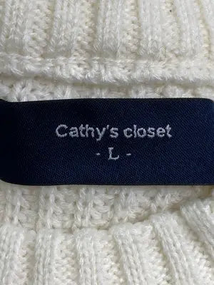 Cathy's closet/キャシーズクローゼット/ニット/セーター/トップス/アイボリー/L