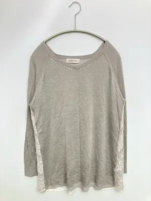 maolitta/Tシャツ/カットソー/トップス/グレー/M  バスト79～87　身長154～162