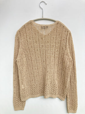 カーディガン/ボレロ/トップス/ベージュ/M