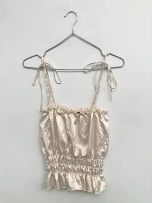 ZARA/ザラ/キャミソール/トップス/アイボリー/EUR M/USA M/ MEX 28