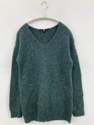 UNIQLO/ユニクロ/ニット/セーター/トップス/グリーン/L