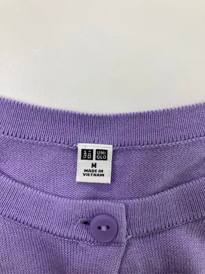 UNIQLO/ユニクロ/カーディガン/ボレロ/トップス/パープル/M