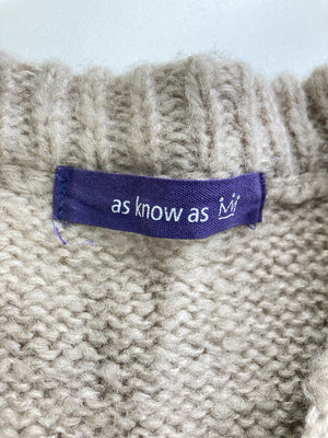 as know as/アズノゥアズ/ニット/セーター/トップス/ブラウン/*