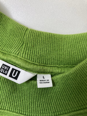 UNIQLO U/ユニクロユー/スウェット/トップス/ライトグリーン/L