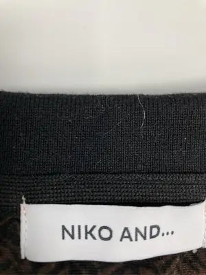 niko and .../ニコアンド/ポロシャツ/トップス/ブラウン/M