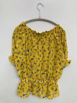 LOWRYS FARM/ローリーズファーム/Tシャツ/カットソー/トップス/イエロー/M