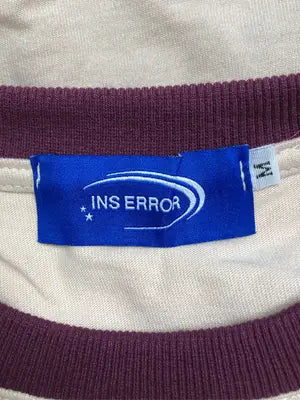 INS ERROR/Tシャツ/カットソー/トップス/アイボリー/M