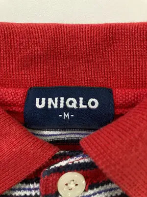 UNIQLO/ユニクロ/ポロシャツ/トップス/レッド/M