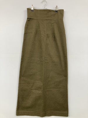 ロングスカート/スカート/カーキ/M