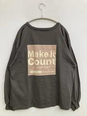 gleam/グリーム/Tシャツ/カットソー/トップス/グレー/M