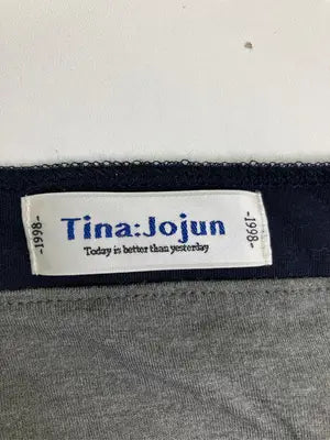 TINA:JOJUN/ティーナジョジュン/Tシャツ/カットソー/トップス/グレー/M