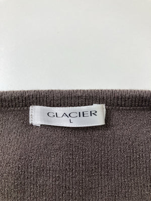 GLACIER/グラシア/ニット/セーター/トップス/ブラウン/L