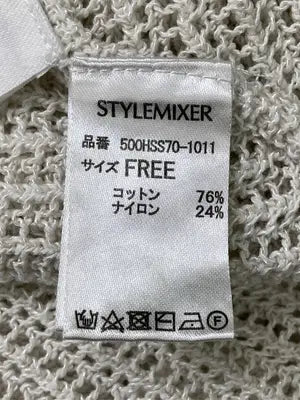 STYLEMIXER/スタイルミキサー/ニット/セーター/トップス/ホワイト/FREE