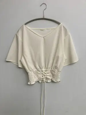 archives/アルシーヴ/Tシャツ/カットソー/トップス/ホワイト/M  バスト79～87  身長154～162