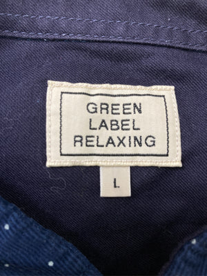 Green Label Relaxing/グリーンレーベルリラクシング/シャツ/ブラウス/トップス/ブルー/L