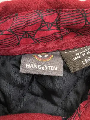 HANG TEN/ハングテン/シャツ/ブラウス/トップス/レッド/LARGE