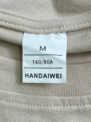 HANDAIWEI/Tシャツ/カットソー/トップス/ベージュ/M