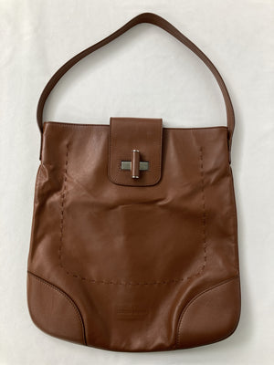 GIORGIO ARMANI/ジョルジオアルマーニ/ハンドバッグ/バッグ/ブラウン