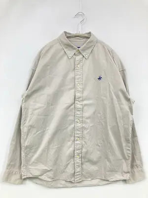 BEVERLY HILLS POLO CLUB/ビバリーヒルズポロクラブ/シャツ/ブラウス/トップス/グレー/L