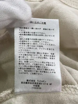 Refurbish/リファービッシュ/Tシャツ/カットソー/トップス/ベージュ/S