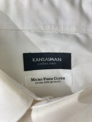 KANSAI MAN/ビジネスシャツ/トップス/ホワイト/43-80