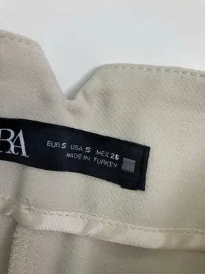 ZARA/ザラ/スラックス/パンツ/ベージュ/EUR S/USA S/MEX 26