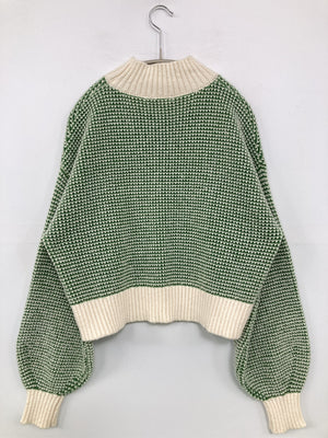 Ray Cassin/レイカズン/ニット/セーター/トップス/グリーン/F