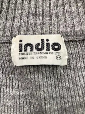indio/インディオ/カーディガン/ボレロ/トップス/グレー/M