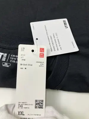 UNIQLO/ユニクロ/Tシャツ/カットソー/トップス/ブラック/XXL