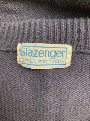 Slazenger/スラセンジャー/ニット/セーター/トップス/ネイビー/M