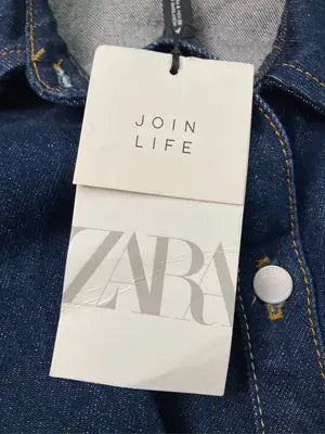 ZARA/ザラ/シャツワンピース/ワンピース/ドレス/ネイビー/USA S