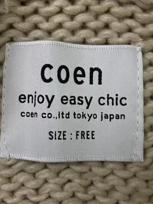 coen/コーエン/カーディガン/ボレロ/トップス/ベージュ/F